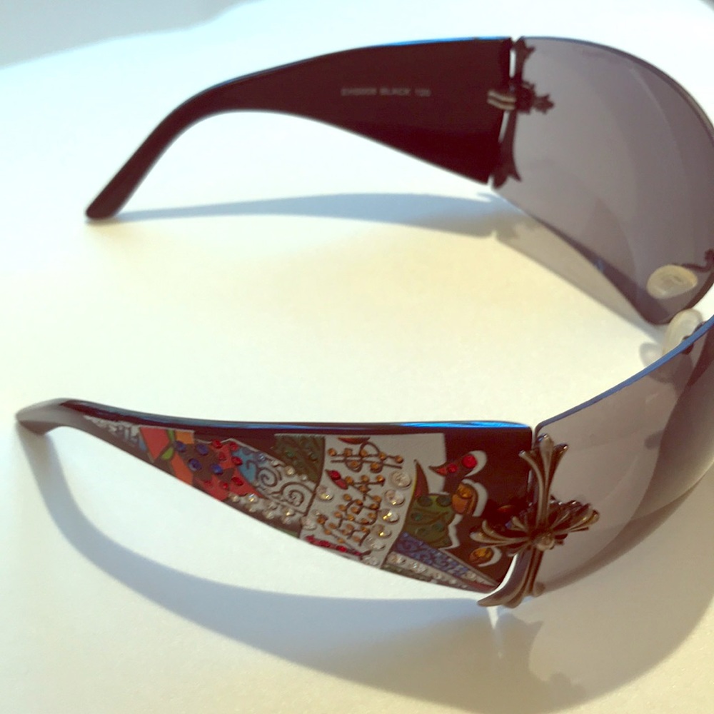 Ed Hardy shield style sunglasses